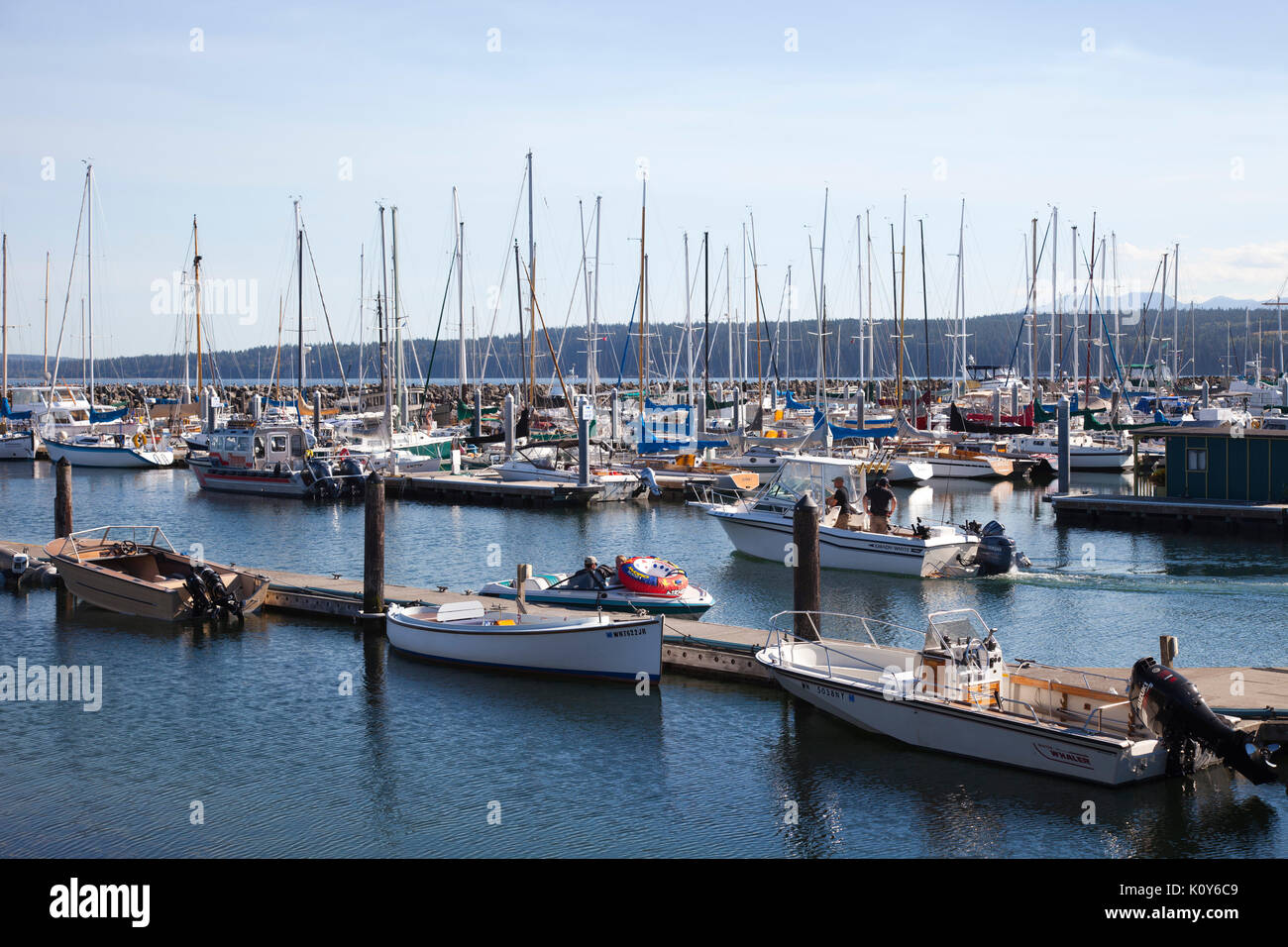 Port Boat Haven, Port Townsend, State of Washington, USA, America Stock Photo