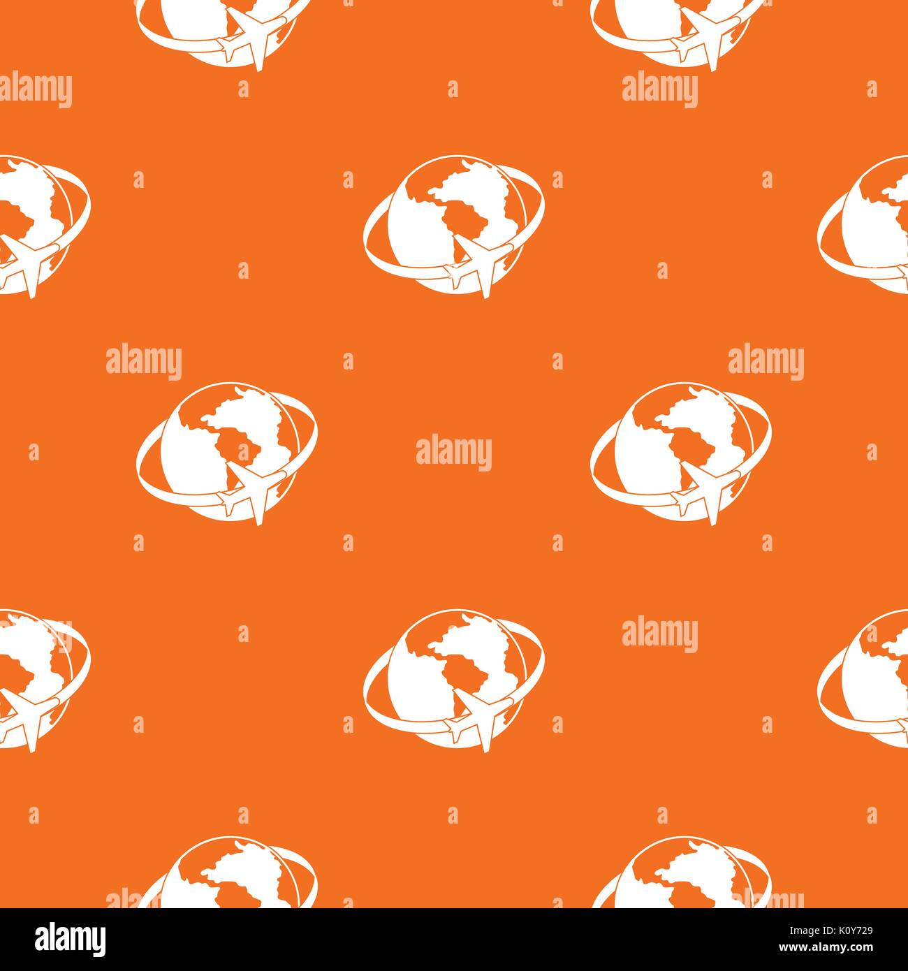 Travelling around the world pattern seamless Stock Vector Image & Art ...