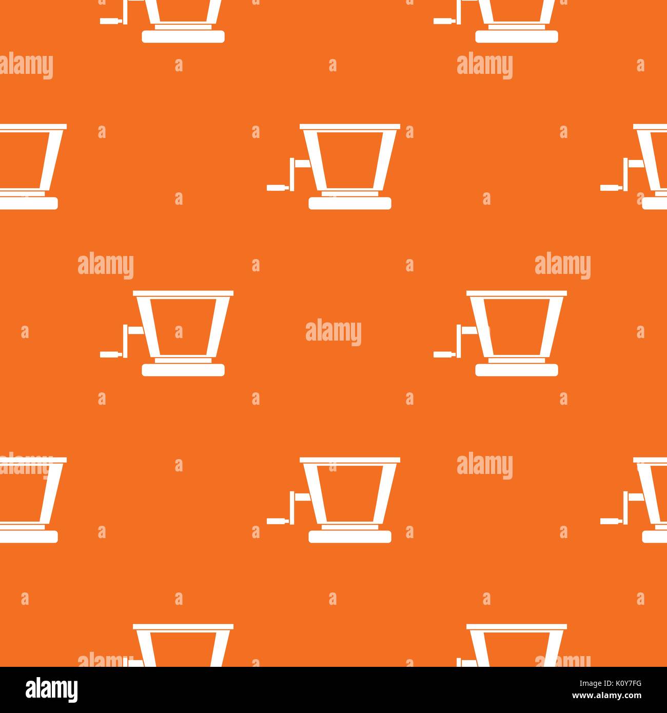Old grape juicer pattern seamless Stock Vector