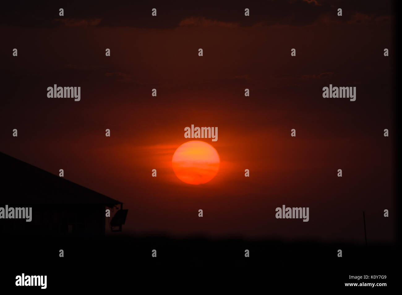 Sun Set Stock Photo