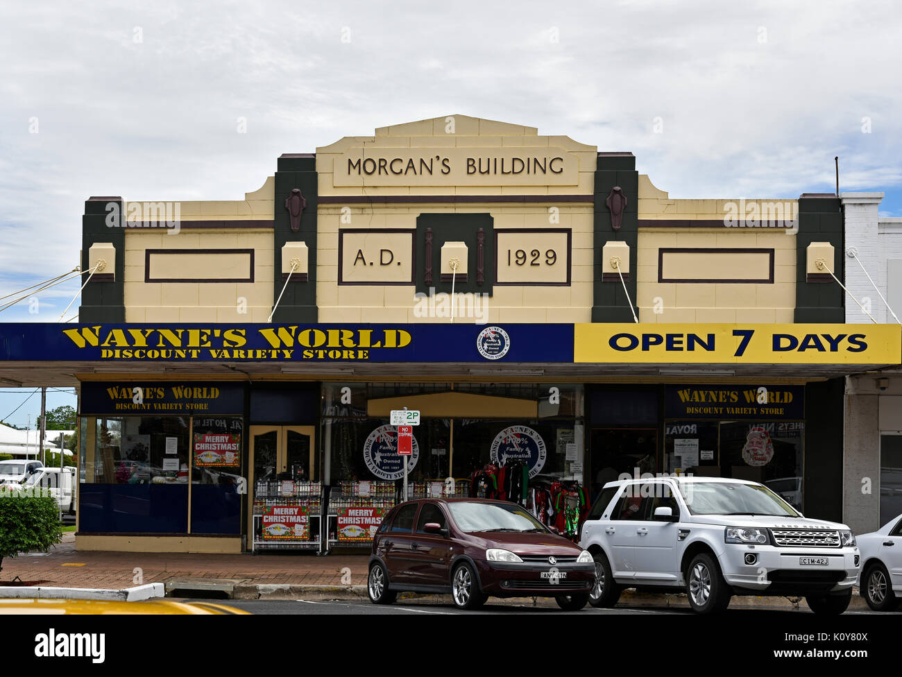 historic shop front in Moree in northern new south wales in australia Stock Photo