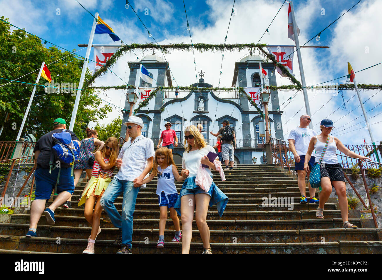 Church of Nossa Senhora do Monte Stock Photo Alamy
