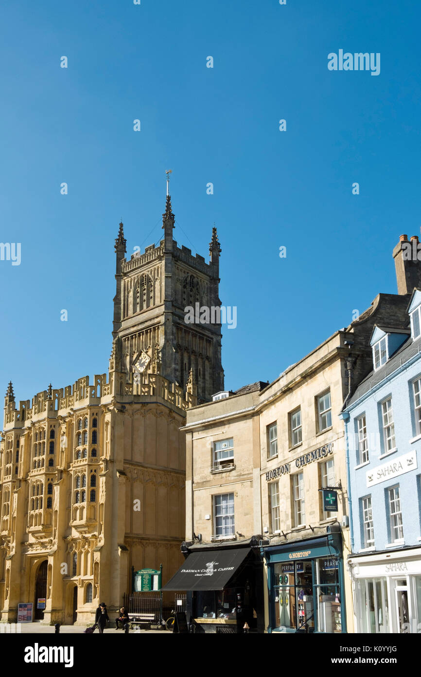 Spring sunshine on the recently restored porch of the abbey church in