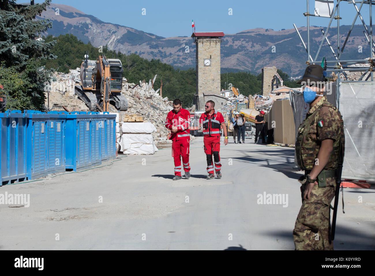 Amatrice earthquake view hi-res stock photography and images - Alamy