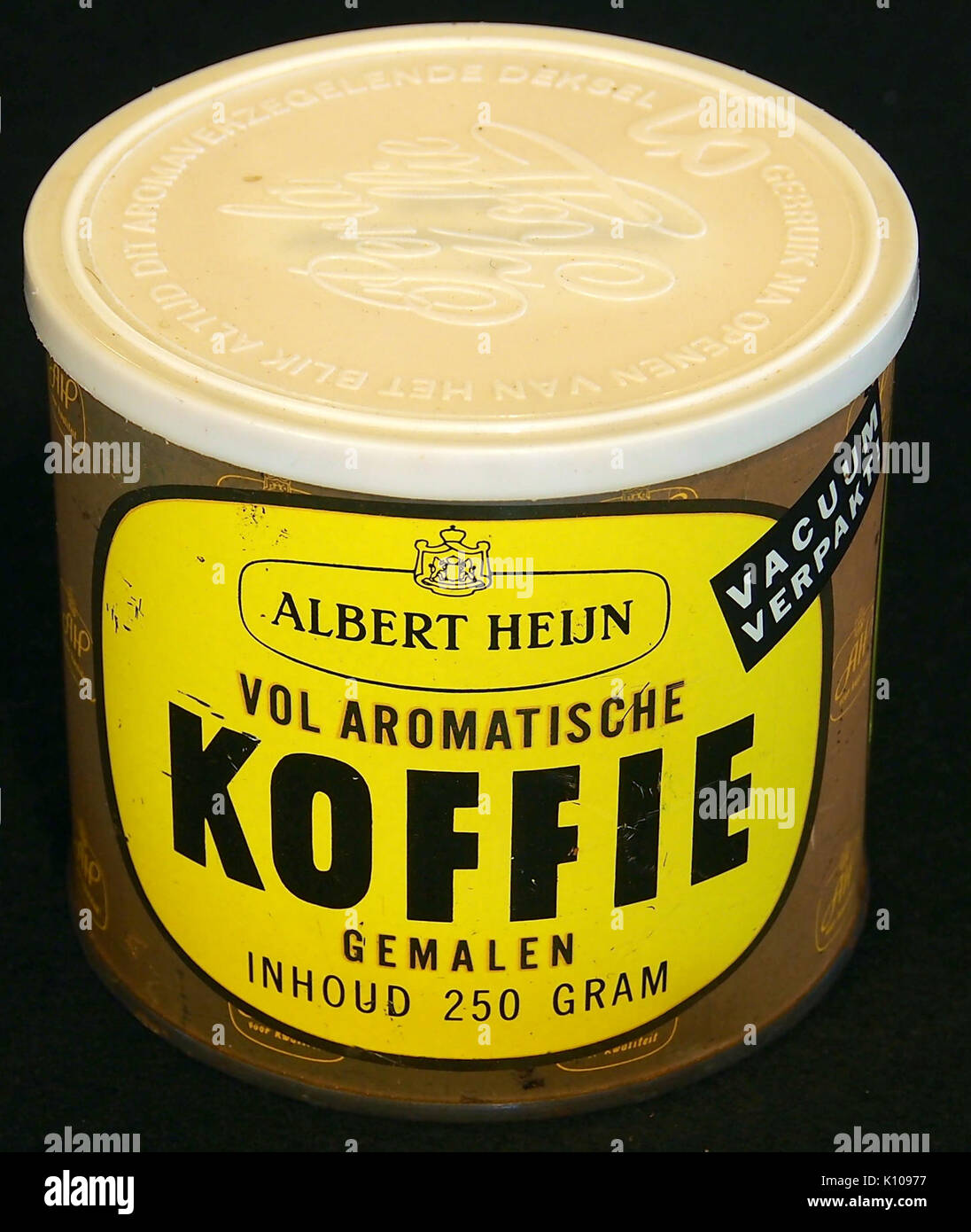 Albert Heijn 250gram vol aromatische Koffie blik, foto1 Stock Photo - Alamy
