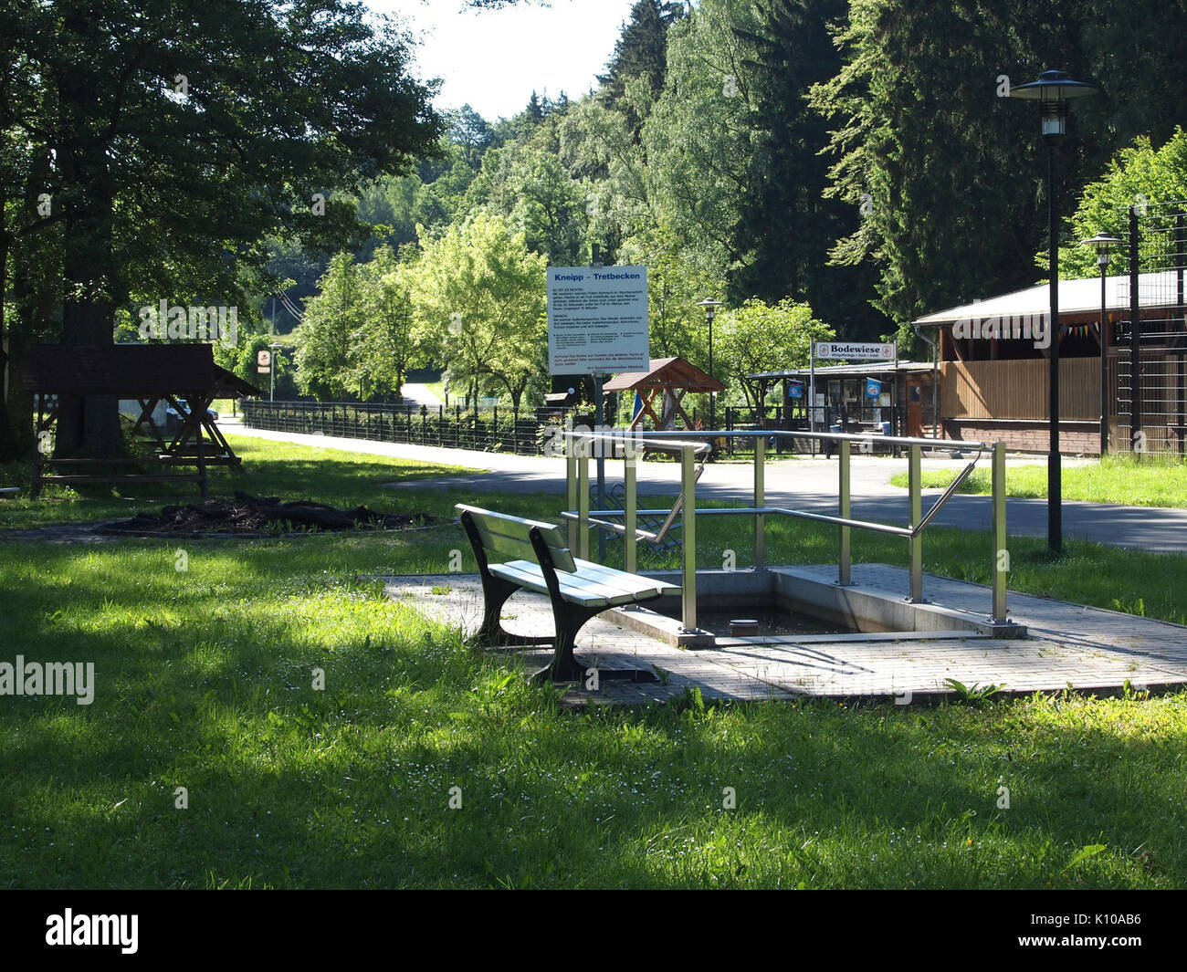 Altenbrak Kneipp Becken Stock Photo