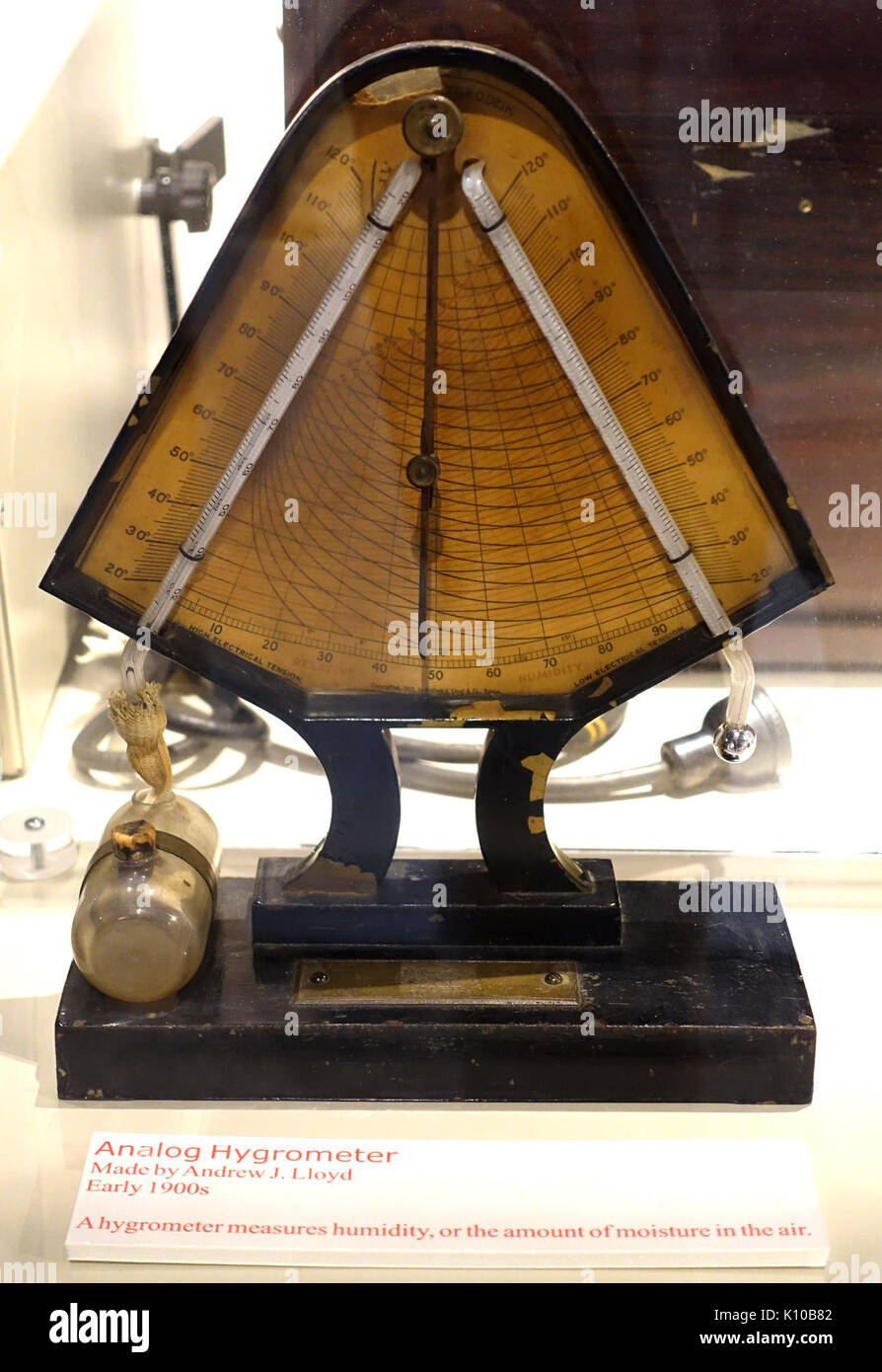 Analog Hygrometer, made by Andrew J. Lloyd, early 1900s National ...