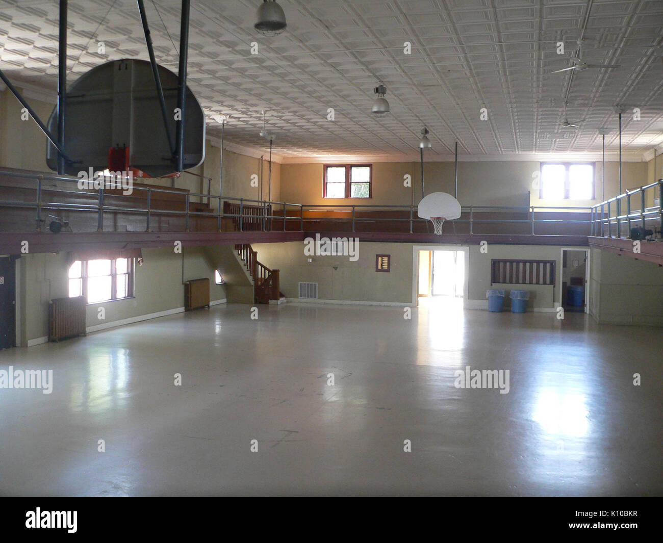 Alma, Nebraska auditorium interior facing ENE 1 Stock Photo Alamy