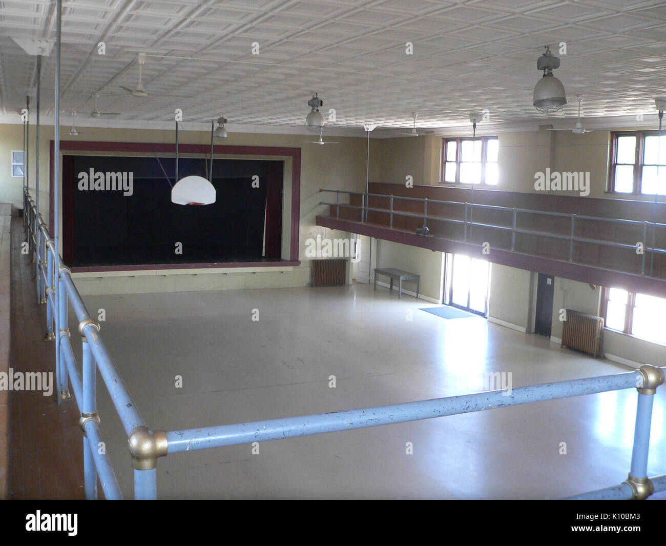 Alma, Nebraska auditorium interior facing NW 1 Stock Photo Alamy