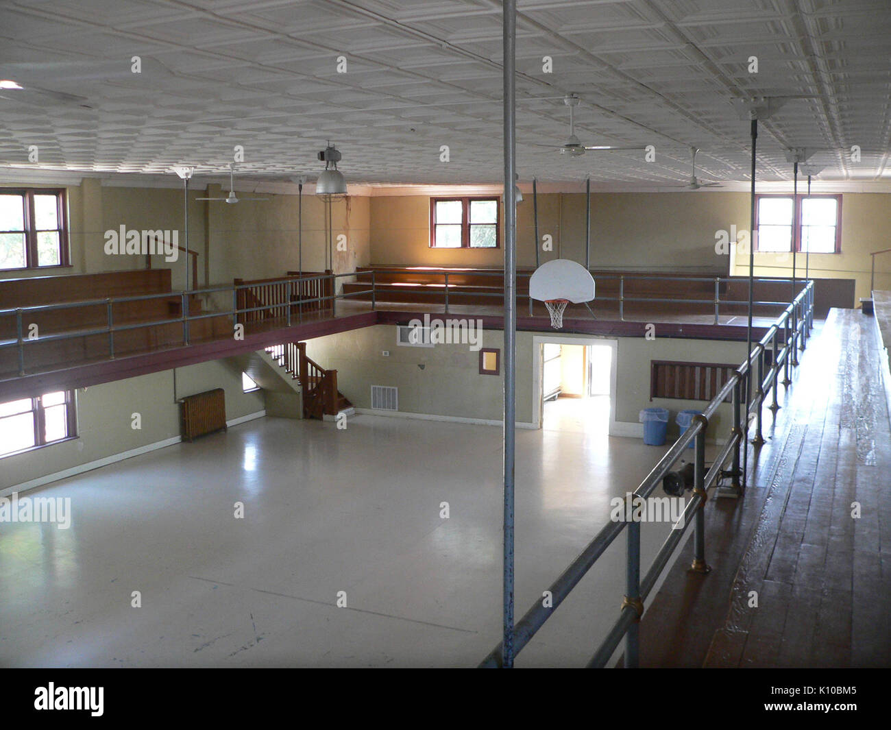 Alma, Nebraska auditorium interior facing NE 1 Stock Photo Alamy