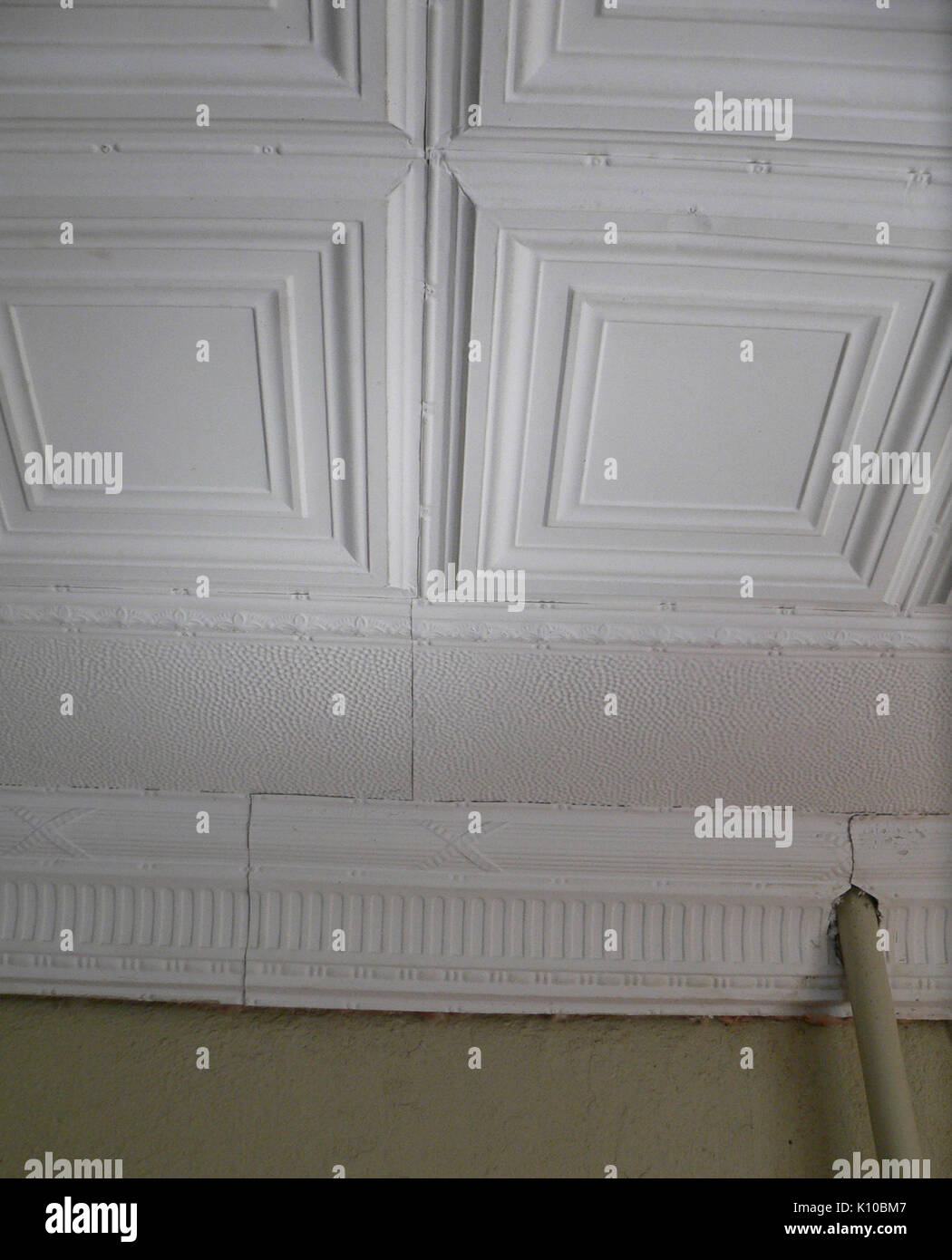 Alma, Nebraska auditorium interior ceiling N side Stock Photo Alamy