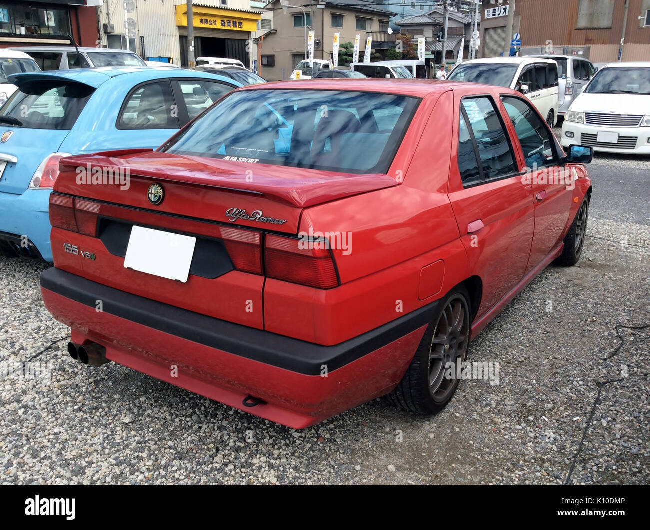 Alfa Romeo 155 2.5 V6 (E 167A1E) rear Stock Photo