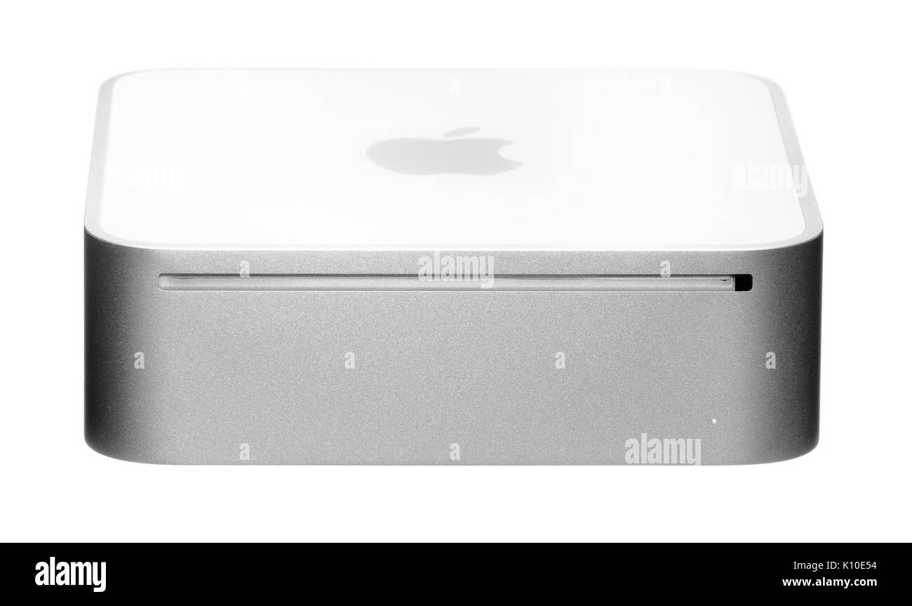 Apple Mac Mini (March 2009) 01 Stock Photo