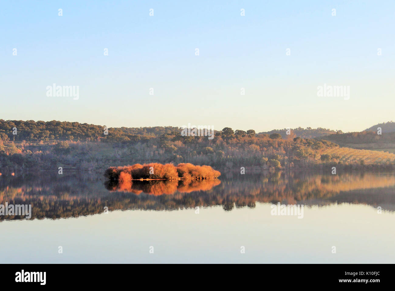 Albufeira do Azibo 1 Stock Photo