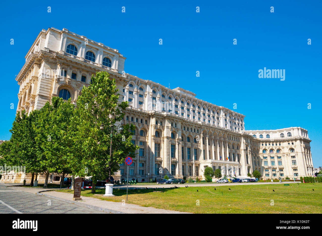 Palace of Parliament, Bucharest, Romania Stock Photo