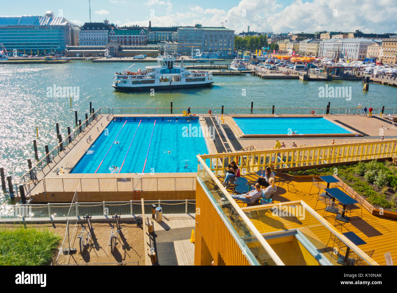 Allas sea pool, swimming pools and bar terraces, Katajanokanlaituri