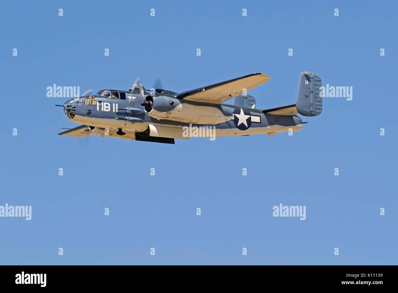 Airplane Marine Pbj Version B-25 Mitchell Stock Photo - Alamy