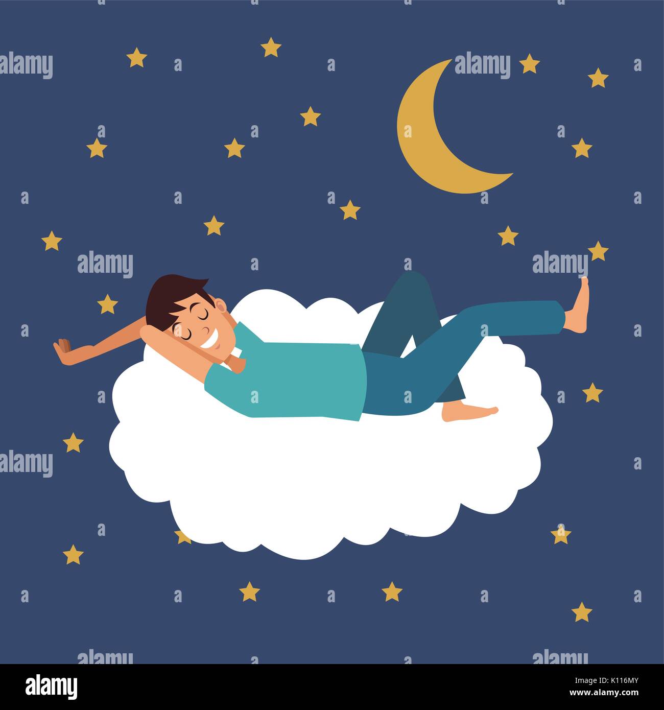 Дети луны. Девушка в облаках. Кровать на дороге. Девушка-луна. Облако сна.