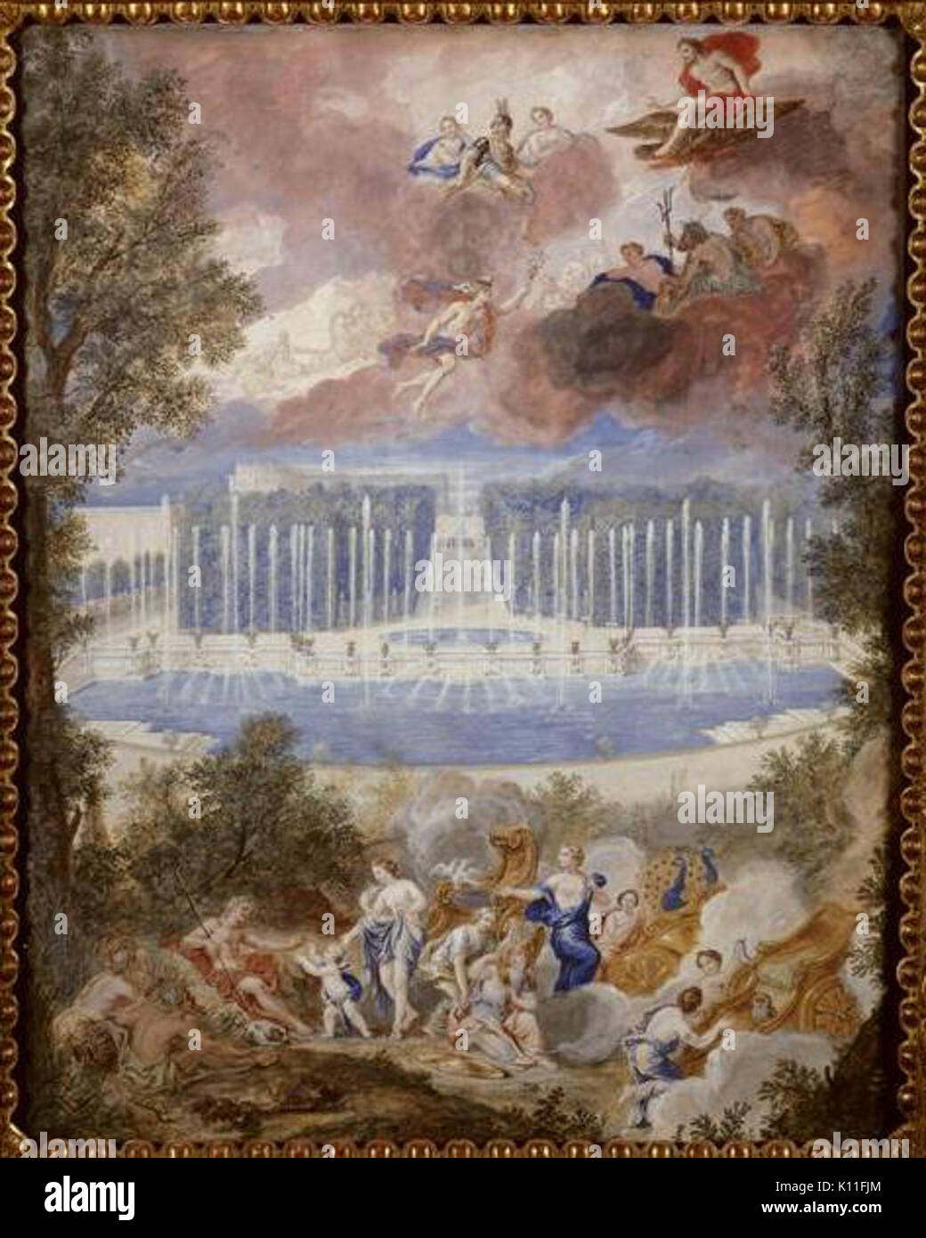 Bassin de neptune Stock Photo Alamy