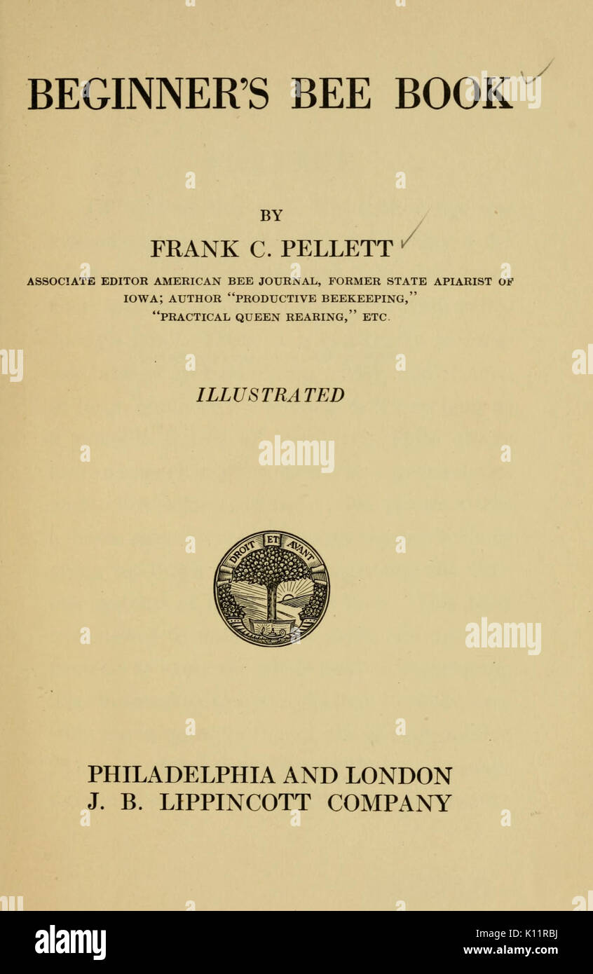 Beginner's bee book BHL18265238 Stock Photo