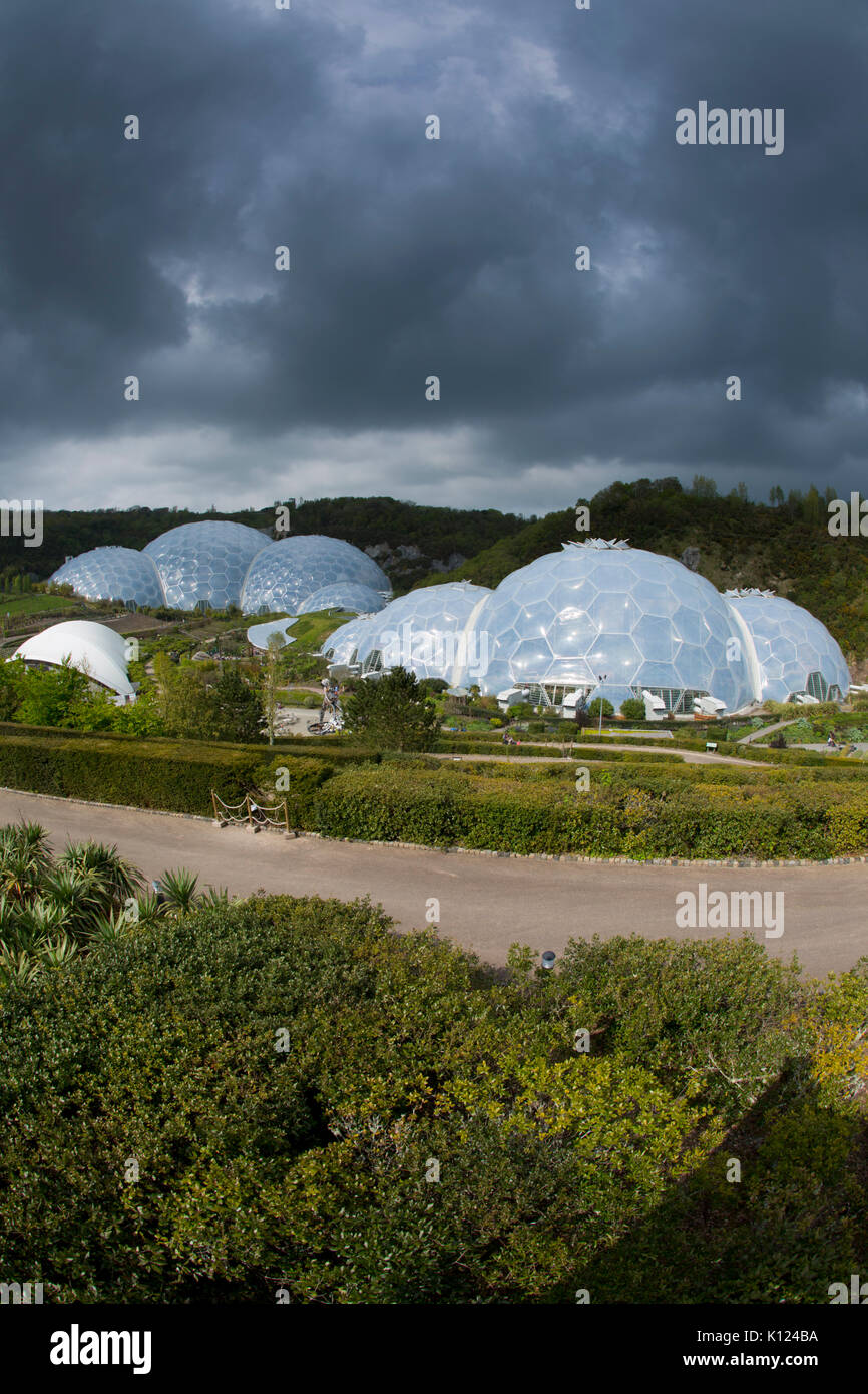 Biomes Cornwall Eden Project; Biomes; Cornwall; UK Stock Photo - Alamy