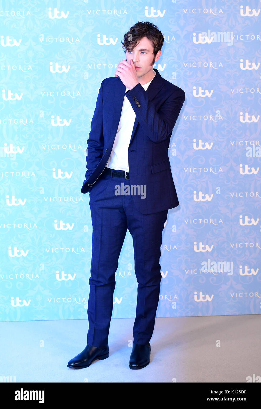 Tom Hughes attending the Victoria Season 2 Screening at the Ham Yard Hotel, London Stock Photo