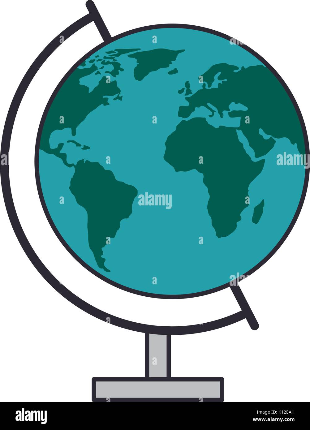 World earth globe icon vector illustration graphic design Stock Vector ...