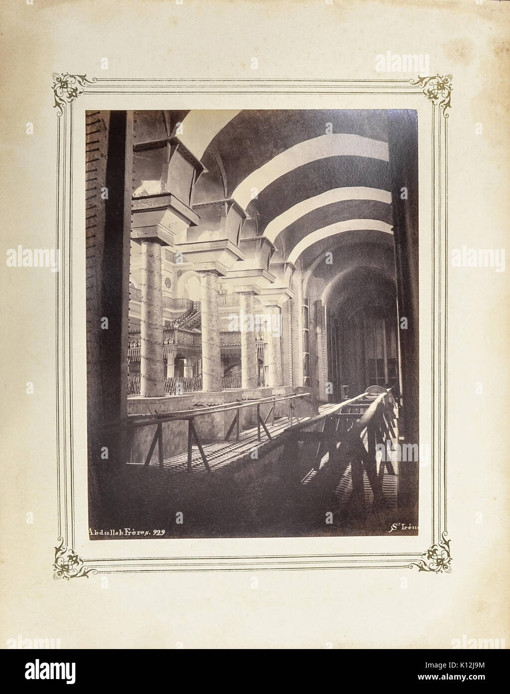 Album of Photographs of Views of the Interior of the Ottoman Military Museum in the Former Church of St. Irene, Constantinople MET LC 2016 649 004 Stock Photo