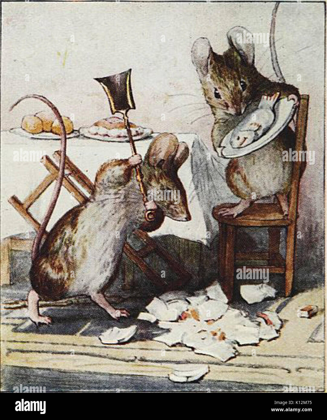 Beatrix Potter The Tale of Two Bad Mice Illustration 11 Stock Photo - Alamy