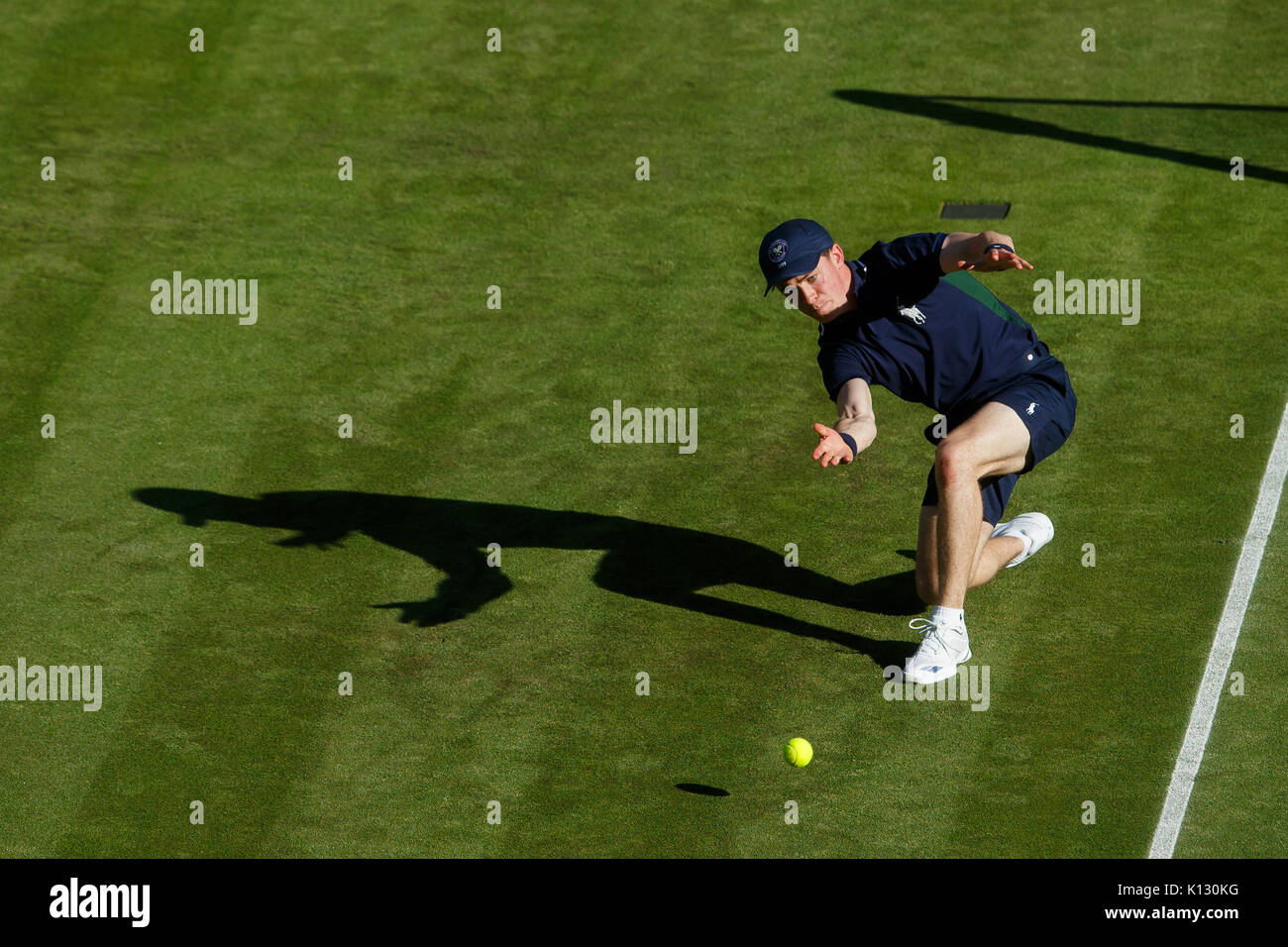 A ball boy at the Wimbledon Championships 2017 Stock Photo Alamy