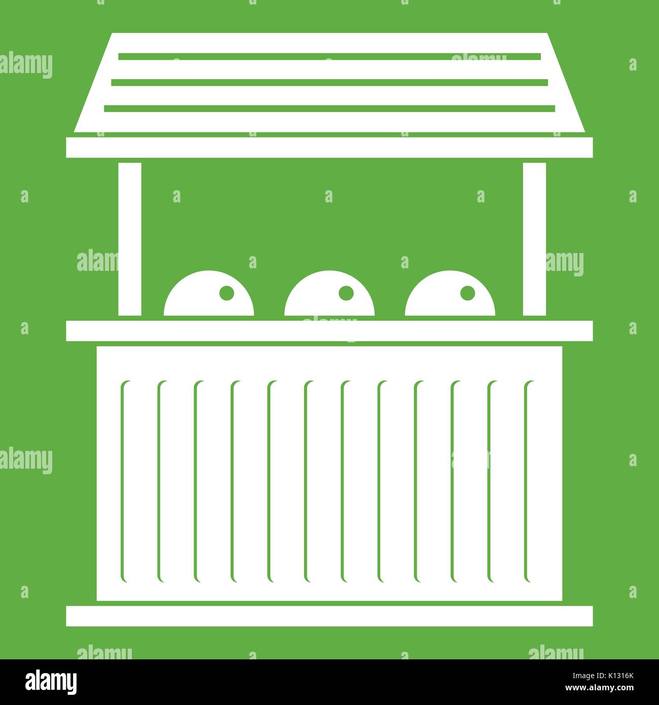 Carnival fair booth icon green Stock Vector Image & Art - Alamy