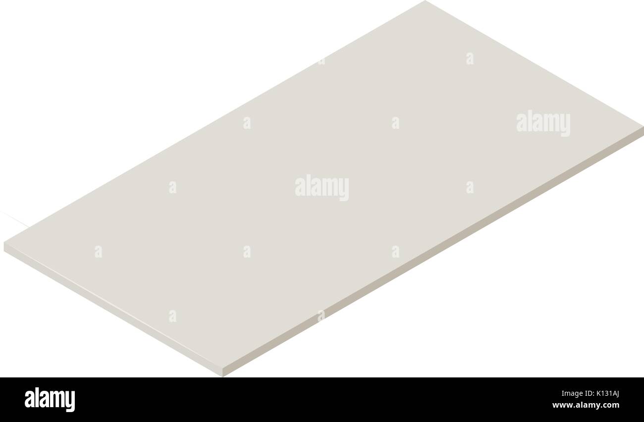 Drywall icon, isometric 3d style Stock Vector