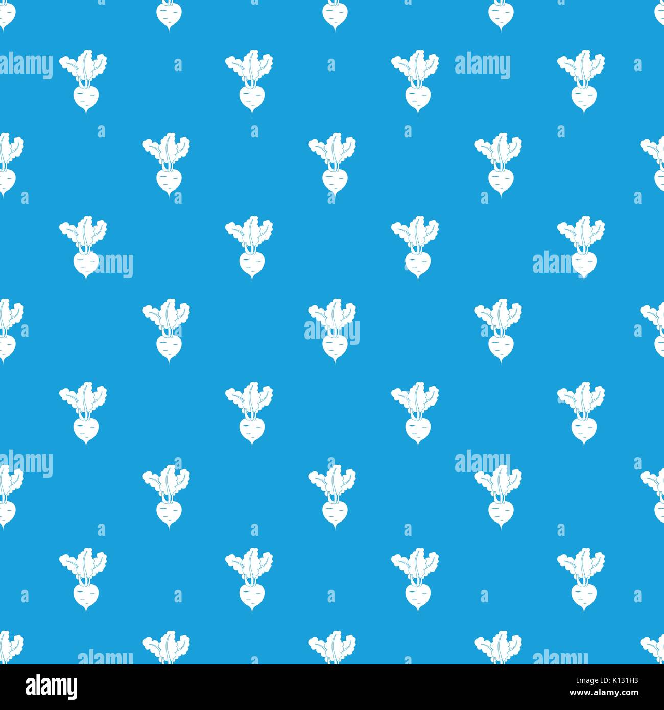 Fresh beetroot pattern seamless blue Stock Vector