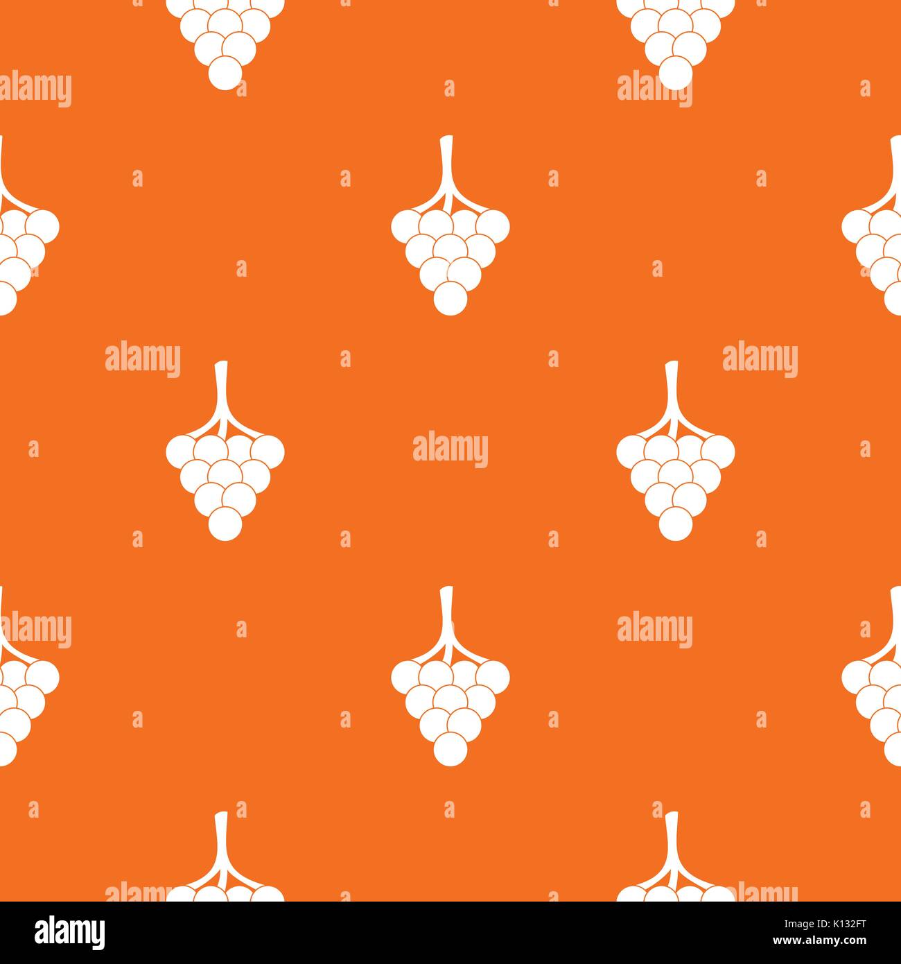 Grapes on the branch pattern seamless Stock Vector