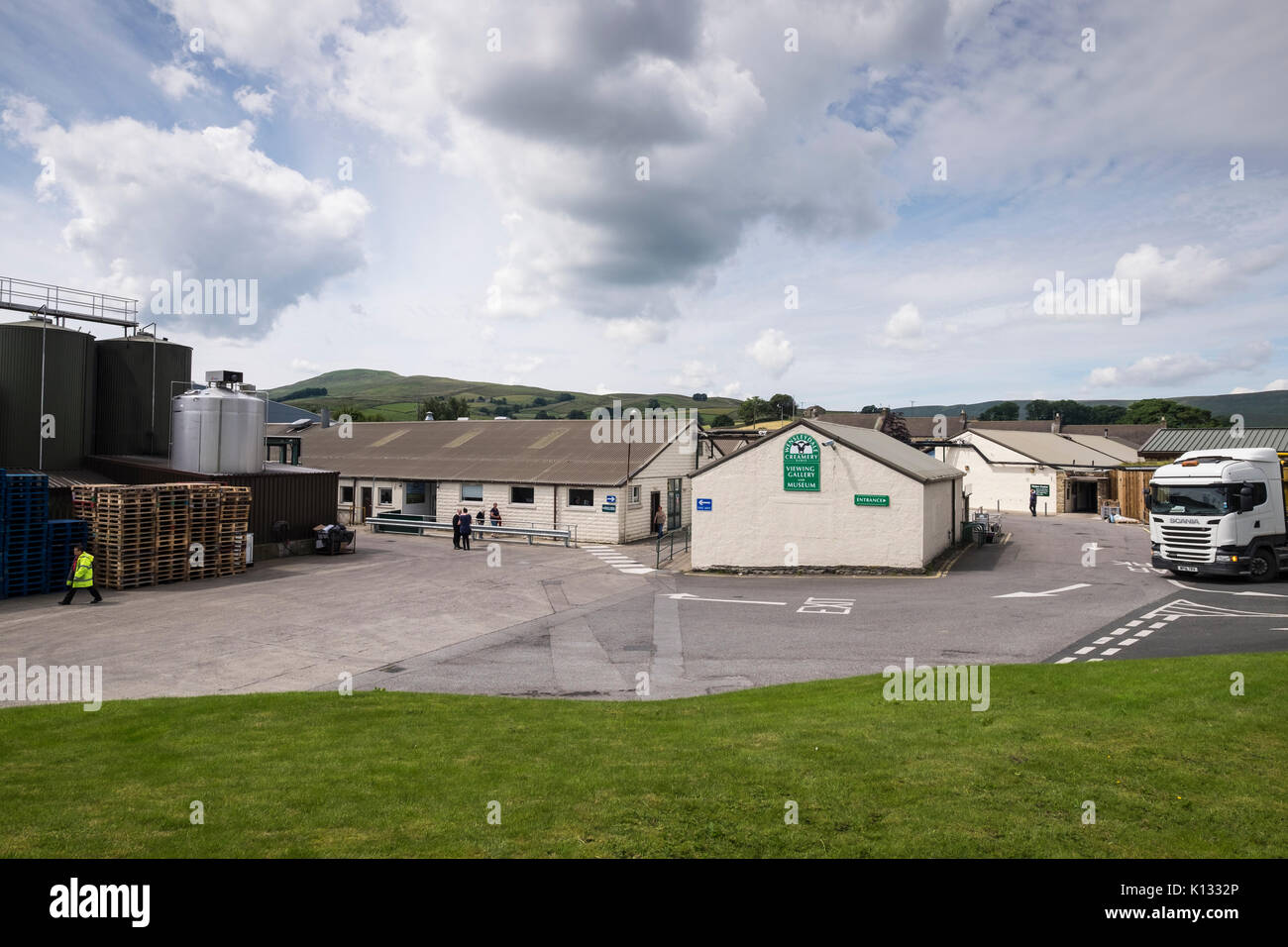 Hawes Creamery in Hawes, Wensleydale, Yorkshire, England, UK Stock Photo Alamy
