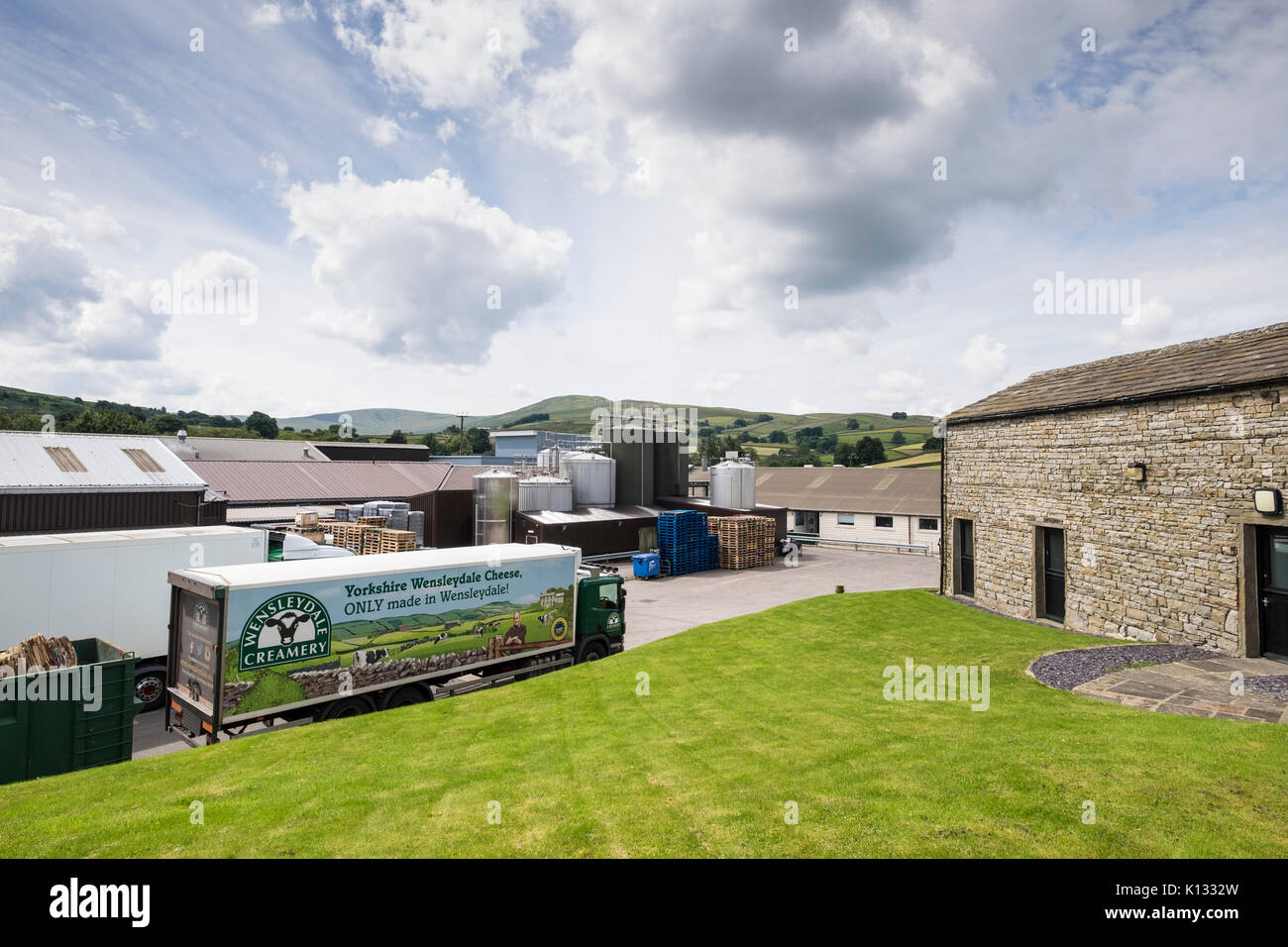 Hawes Creamery in Hawes, Wensleydale, Yorkshire, England, UK Stock Photo Alamy