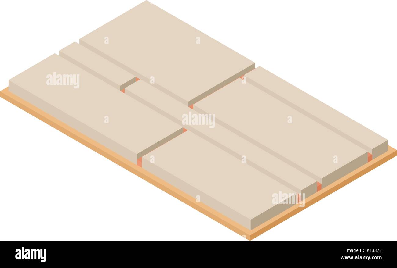 Tile icon, isometric 3d style Stock Vector Image & Art - Alamy