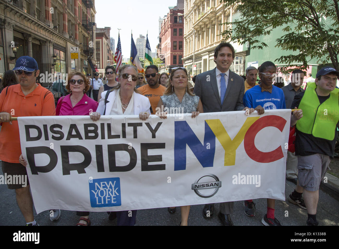 The now annual Disability Pride Parade in New york City gives voice