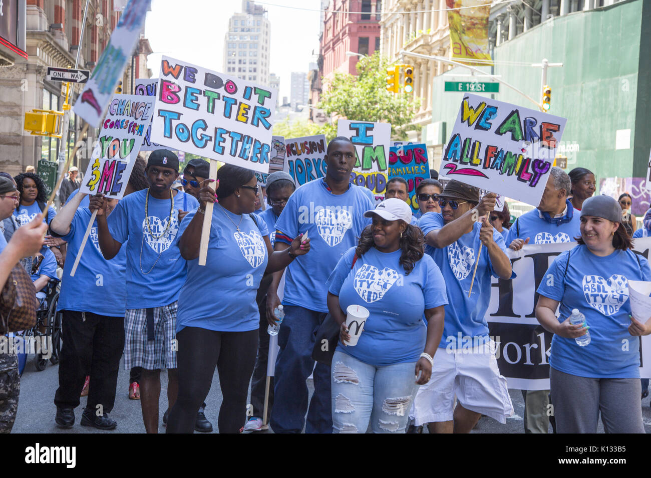 The now annual Disability Pride Parade in New york City gives voice