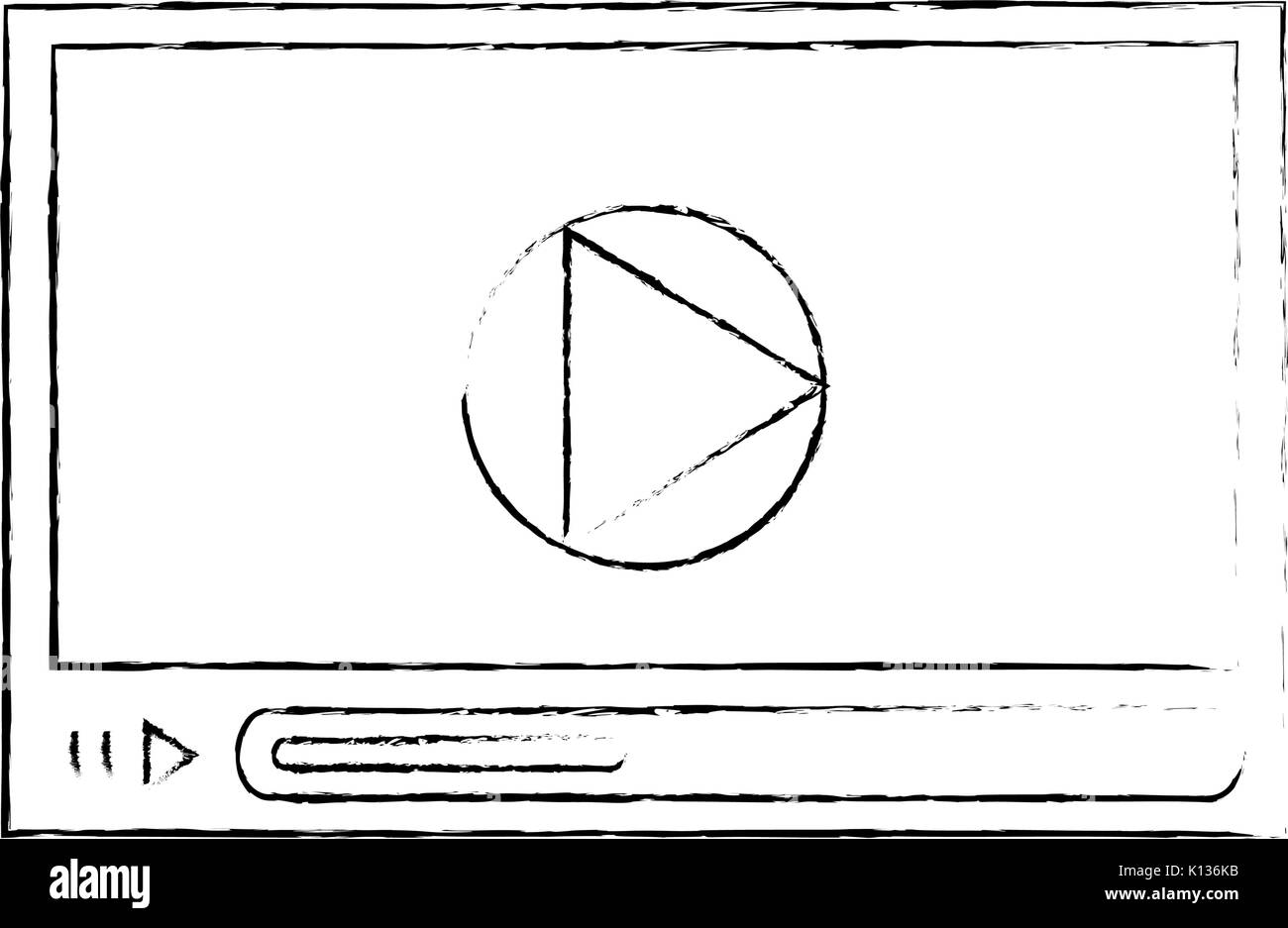 Media video player icon vector illustration graphic design Stock Vector ...