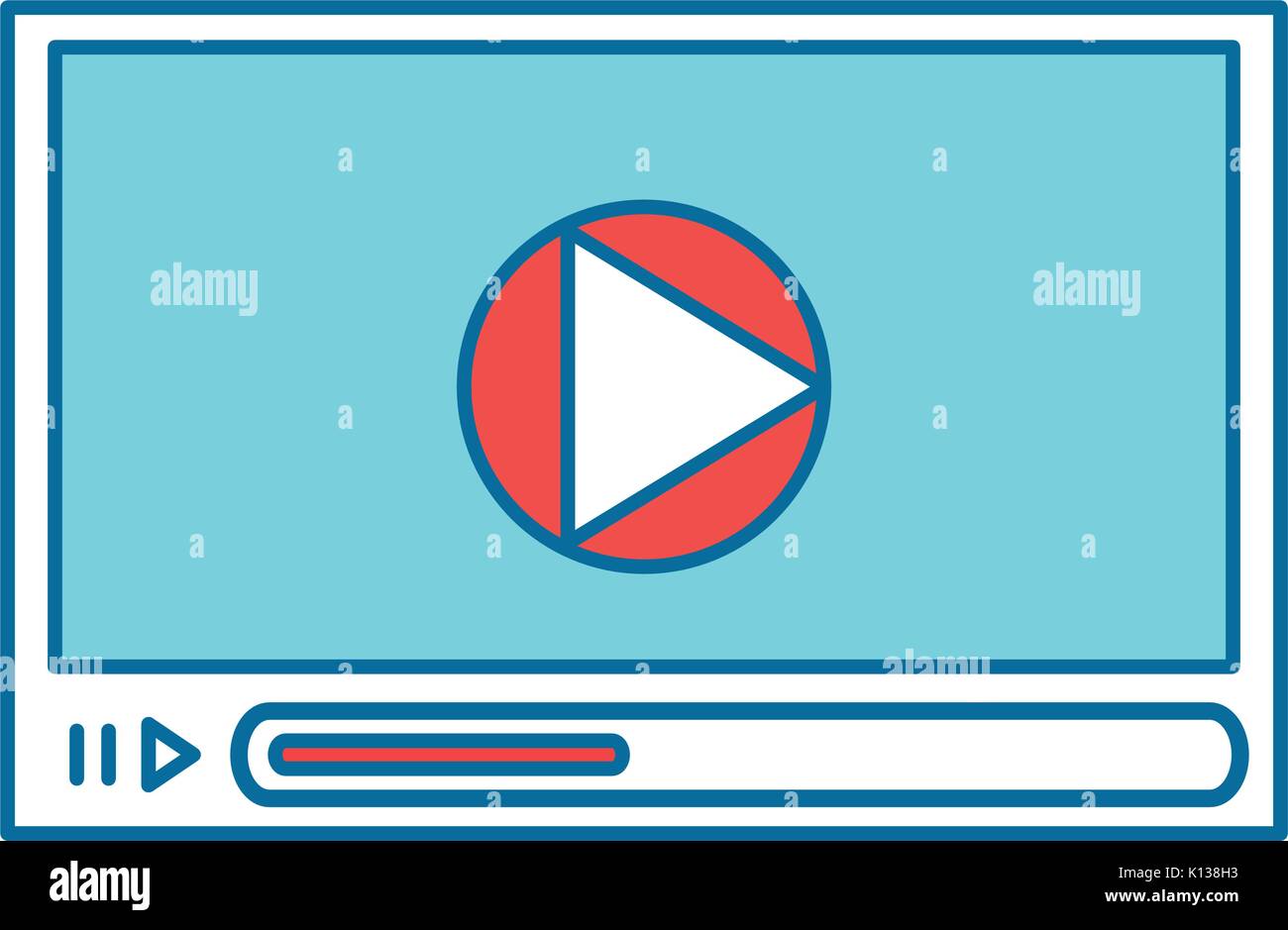 Media video player icon vector illustration graphic design Stock Vector ...