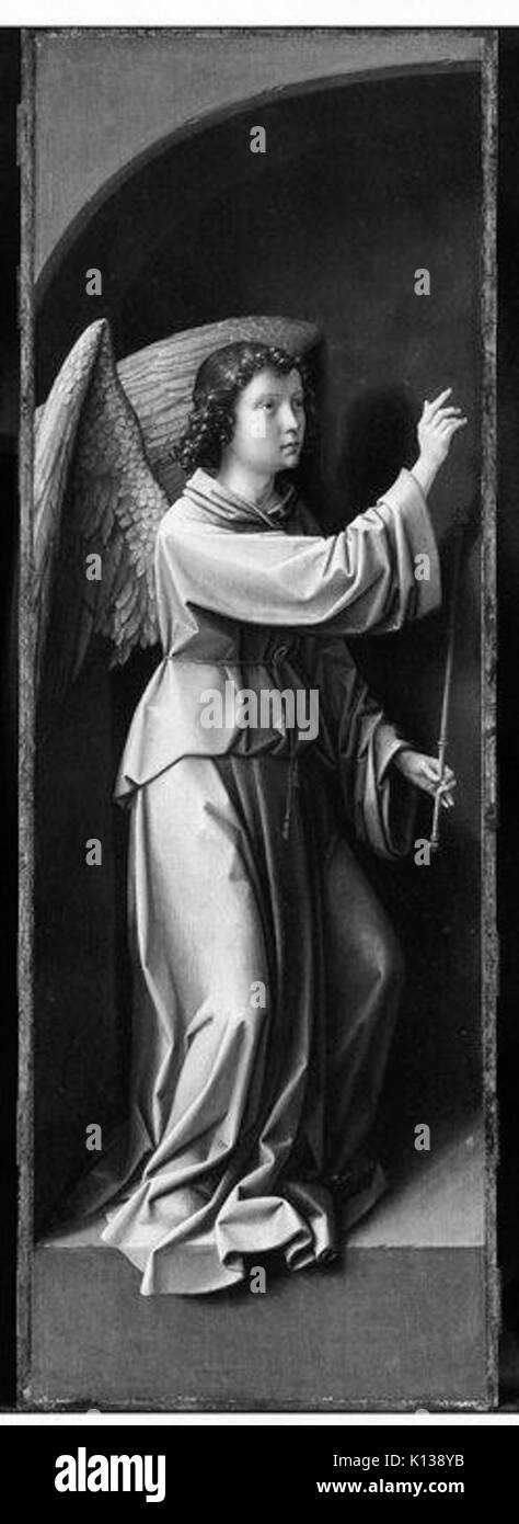 Archangel Gabriel; The Virgin Annunciate MET 1293 Stock Photo
