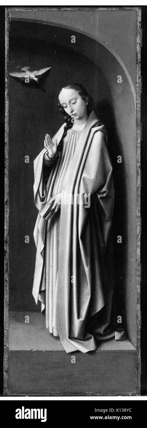 Archangel Gabriel; The Virgin Annunciate MET 1294 Stock Photo