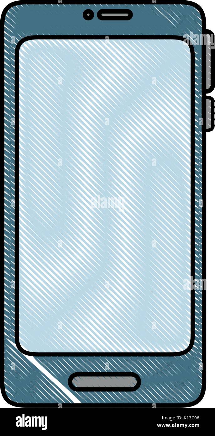 smartphone device icon over white background vector illustration Stock ...