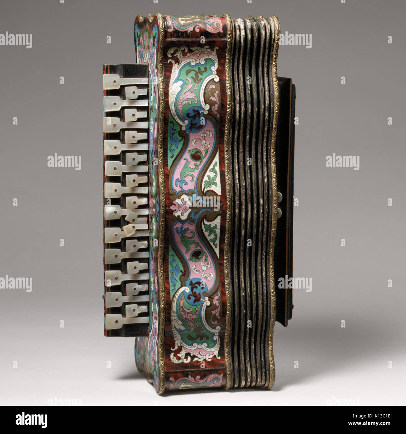 The accordion in this image is a musical instrument from the MET ...