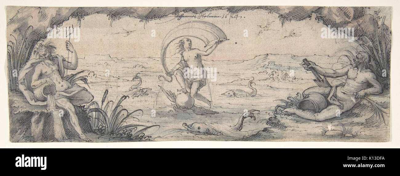 An Allegory of Fortune with Two River Gods MET DP802909 Stock Photo