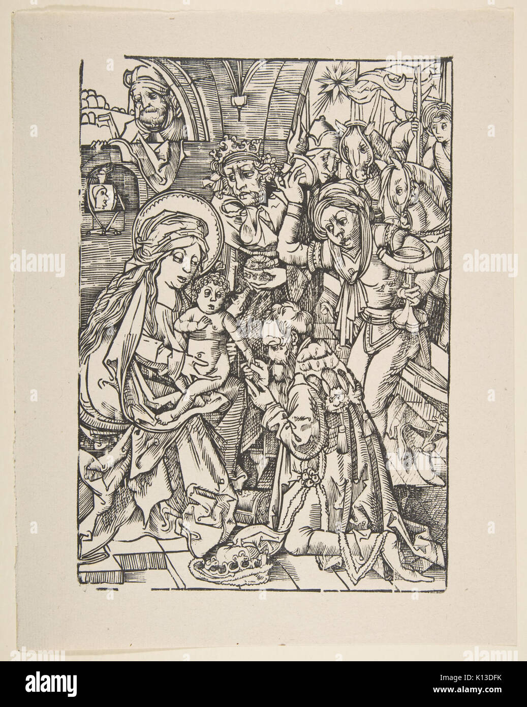 Adoration of the Magi MET DP813499 Stock Photo - Alamy