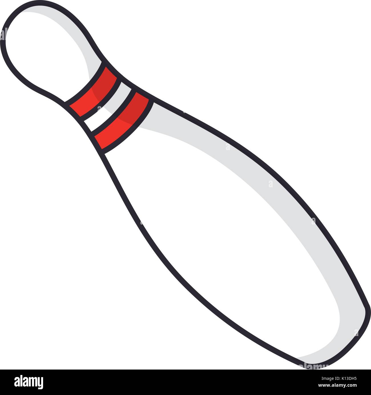 bowling pin icon over white background vector illustration Stock Vector  Image & Art - Alamy