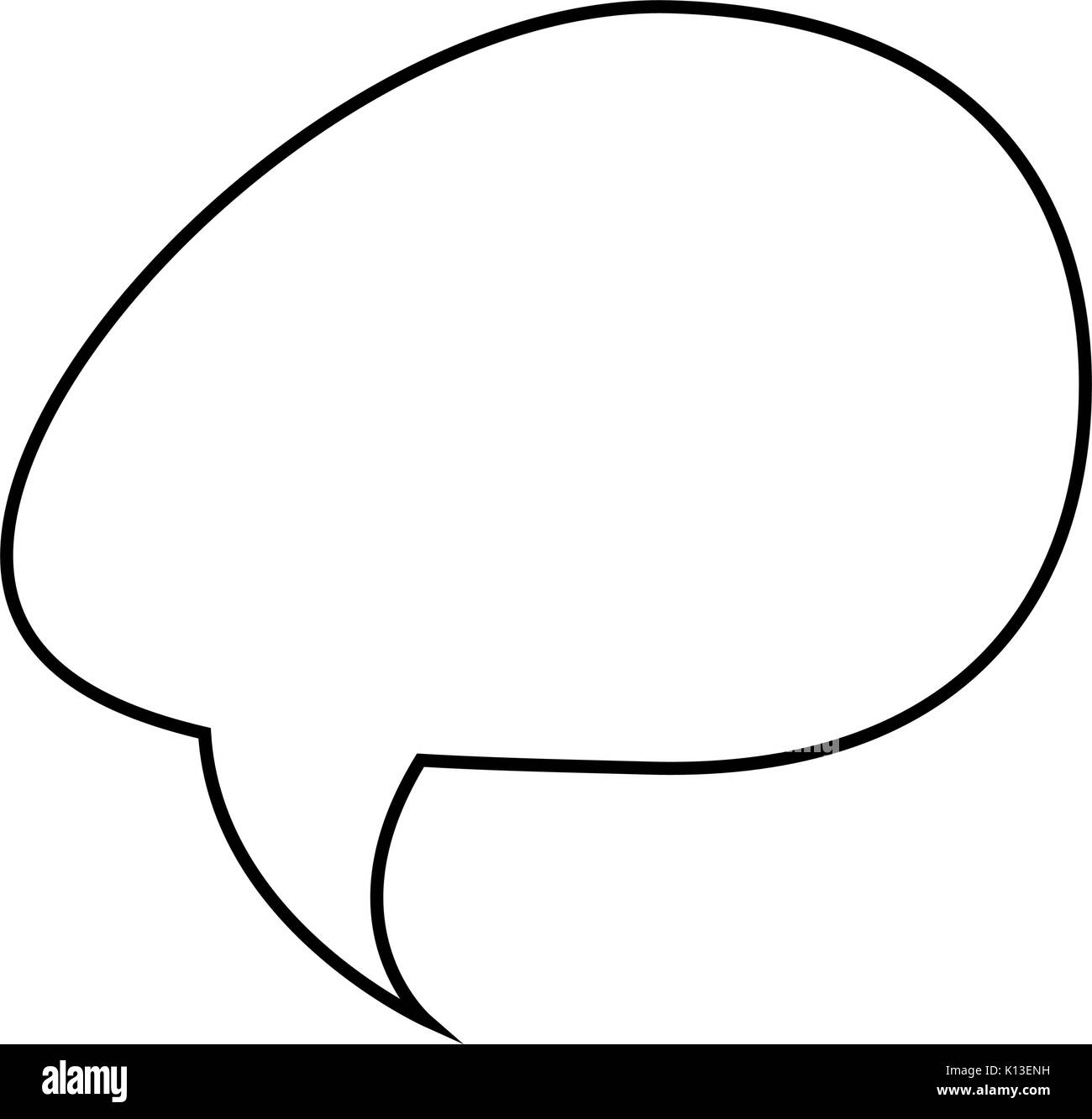 speech bubble icon over white background vector illustration Stock ...
