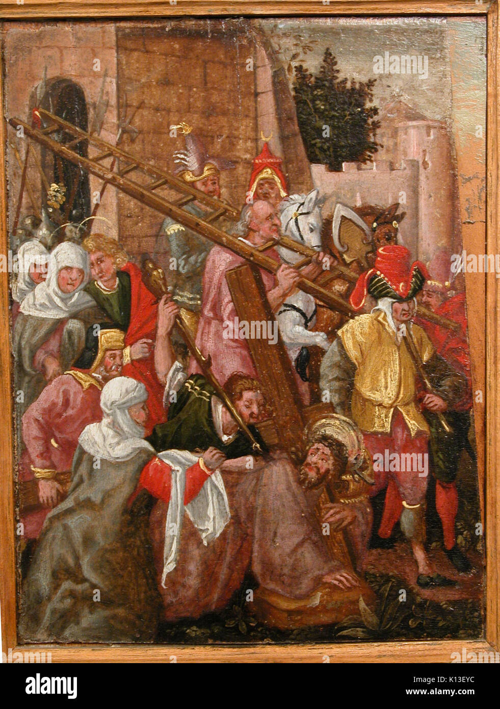 Adoration of the Magi Triptych Panel MET sfx 160d05 Stock Photo